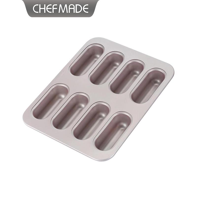 CHEFMADE 8カップオーバルロングホットドッグパン型ノ - Home Cooking Recipes のレビューと価格