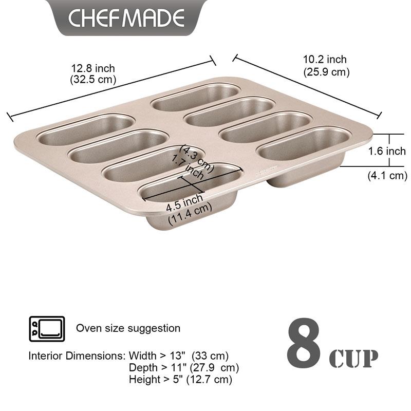 CHEFMADE 8カップオーバルロングホットドッグパン型ノ - Home Cooking Recipes のレビューと価格