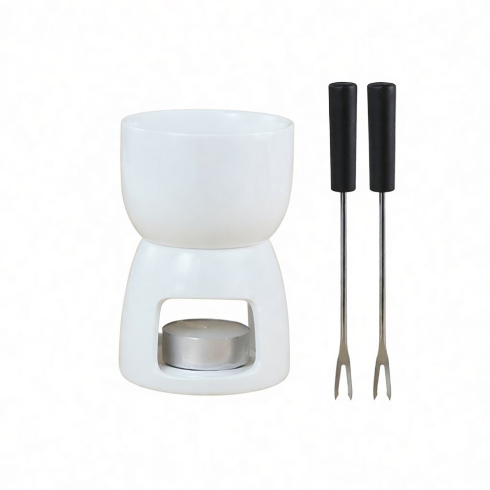 フォンデュ用セラミック製加熱鍋。チーズ、チョコレート、バター - Fondue Pot Ceramic のレビューと価格