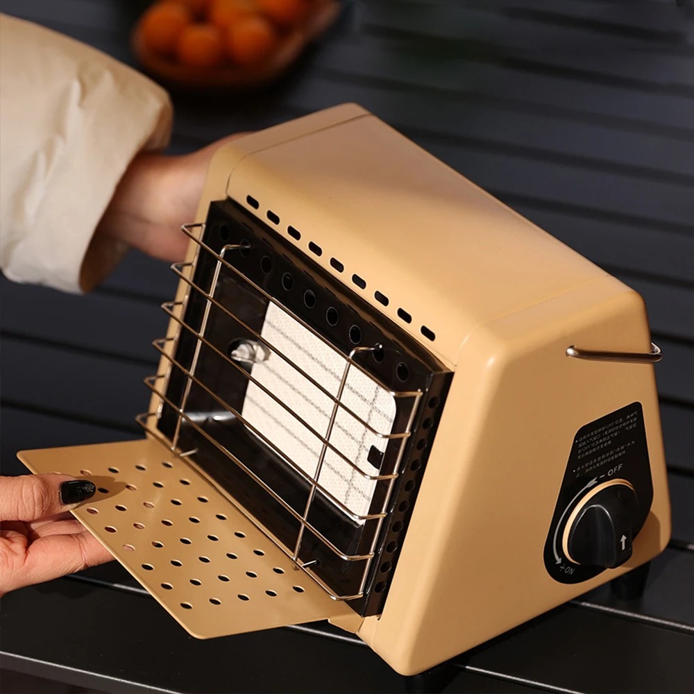 ポータブル1.5KWガスストーブヒーター 2 in 1 バー - Home Cooking Heater のレビューと価格