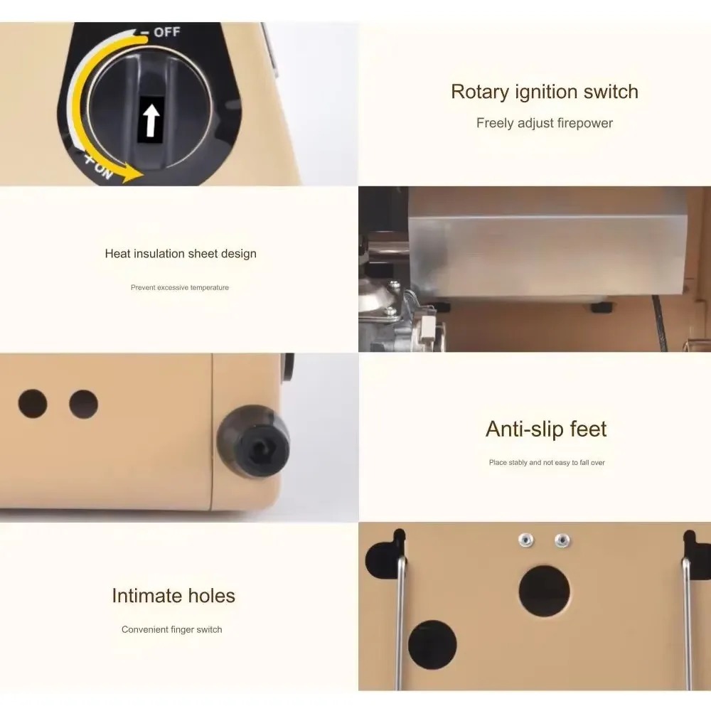 ポータブル1.5KWガスストーブヒーター 2 in 1 バー - Home Cooking Heater のレビューと価格