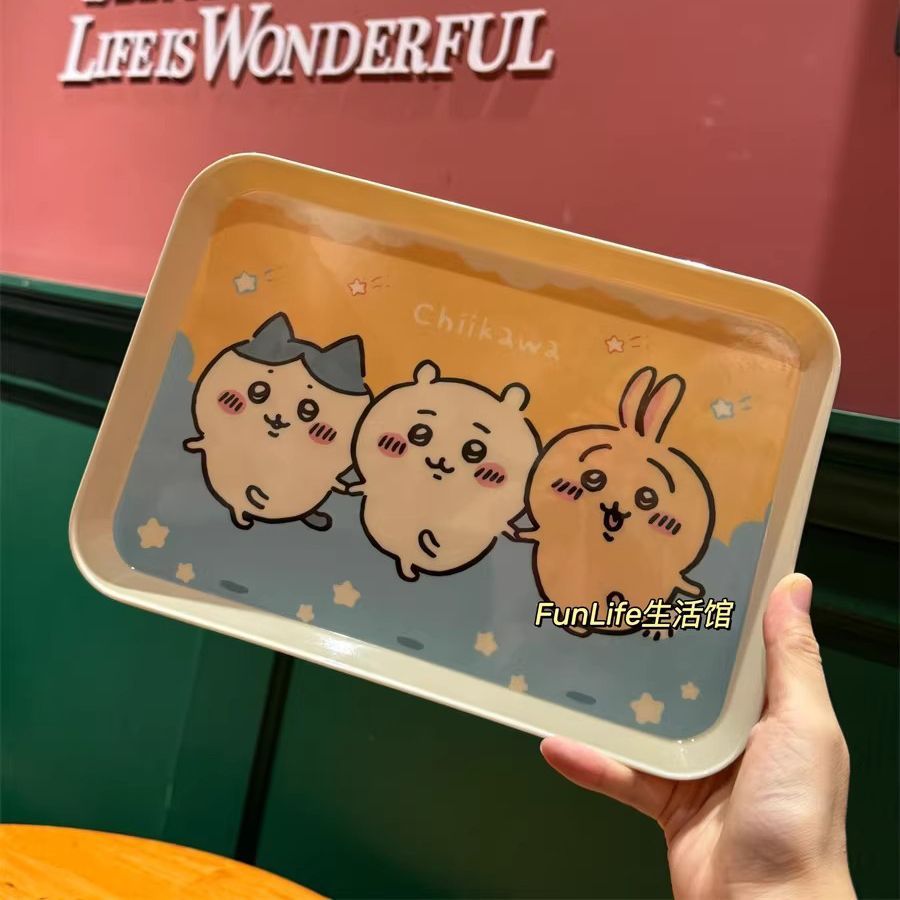 ちいかわ漫画トレイ かわいい収納プレート 朝食 フルーツ キ - Home Cooking Recipes のレビューと価格
