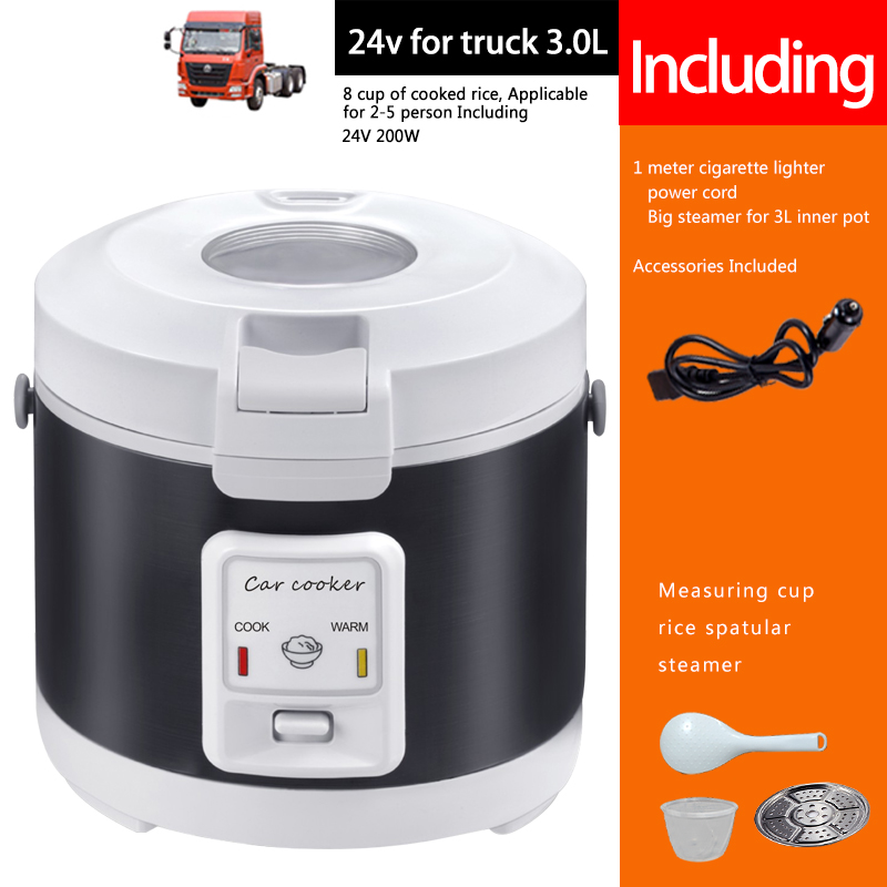 24V炊飯器トラック用スープスチーマー加熱式ランチボックスミ - Home Cooking Heater のレビューと価格