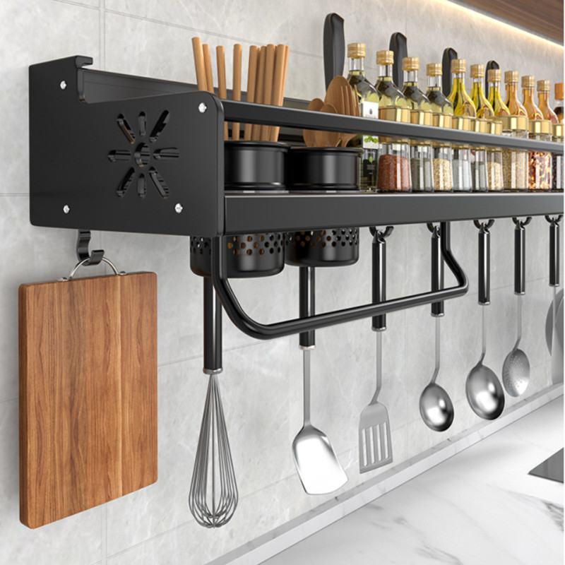 壁掛け式キッチンオーガナイザーシェルフ、スパイス収納ラック、 - Home Cooking Recipes のレビューと価格