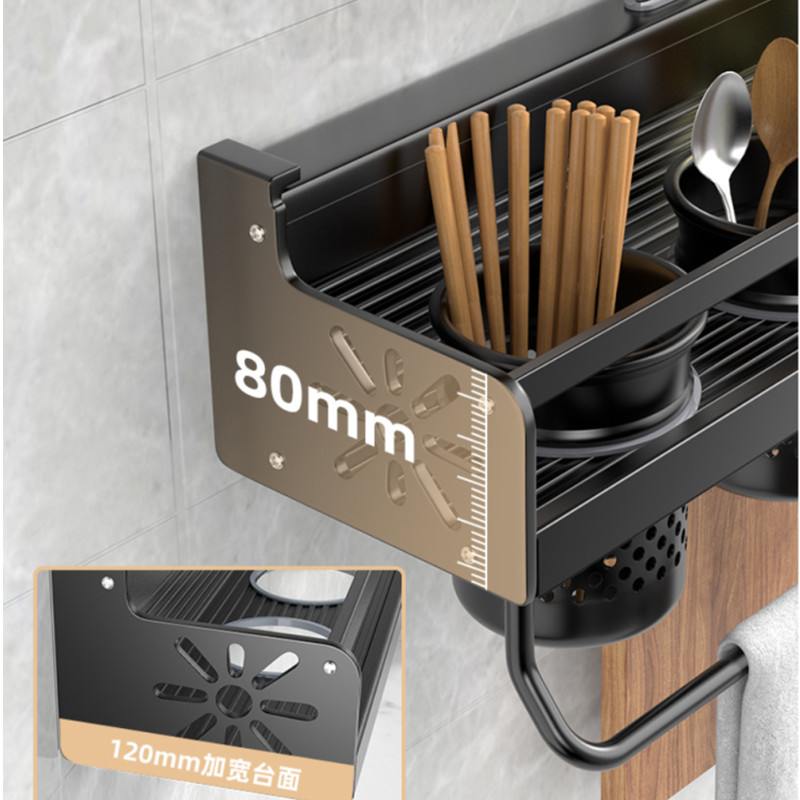 壁掛け式キッチンオーガナイザーシェルフ、スパイス収納ラック、 - Home Cooking Recipes のレビューと価格