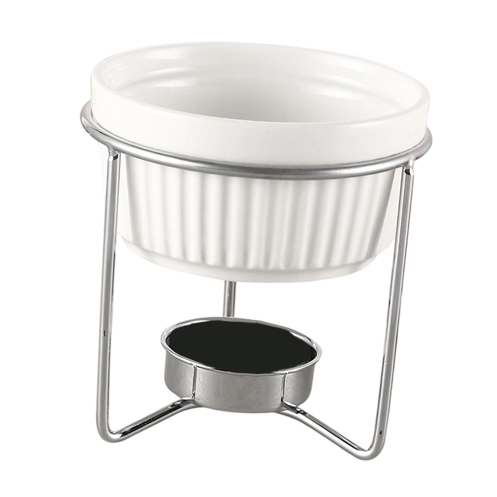 セラミックバターウォーマー フォンデュポット ボイラー 鉄製 - Fondue Pot Ceramic のレビューと価格