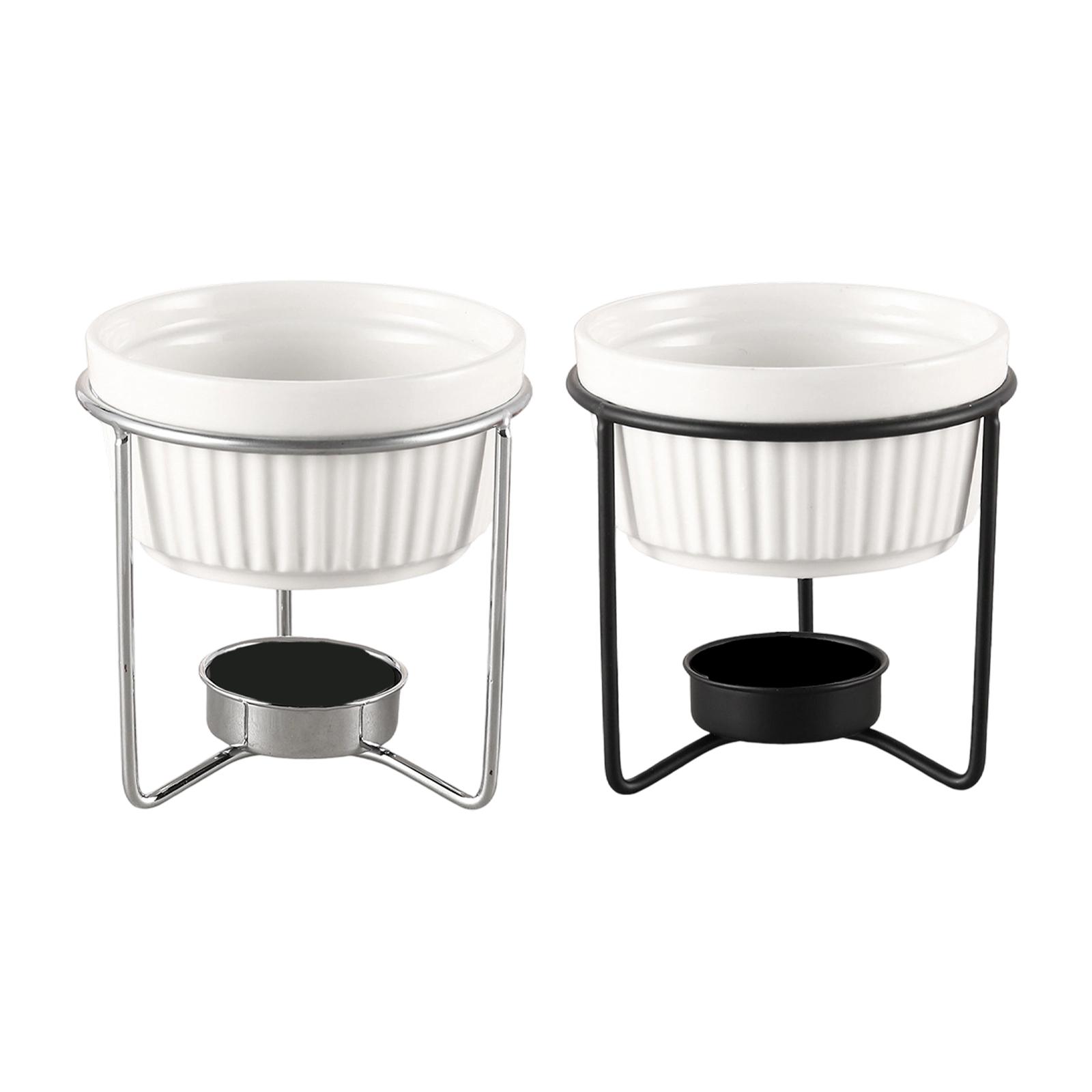 セラミックバターウォーマー フォンデュポット ボイラー 鉄製 - Fondue Pot Ceramic のレビューと価格