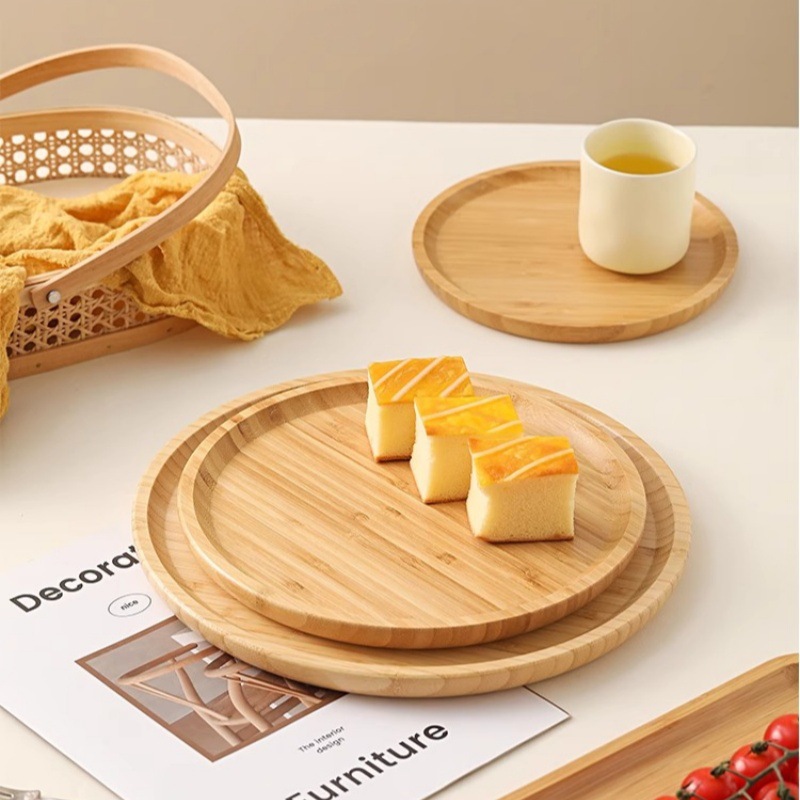 和風の竹と木の朝食プレート、アフタヌーンティー、コーヒー、デ - Home Cooking Recipes のレビューと価格