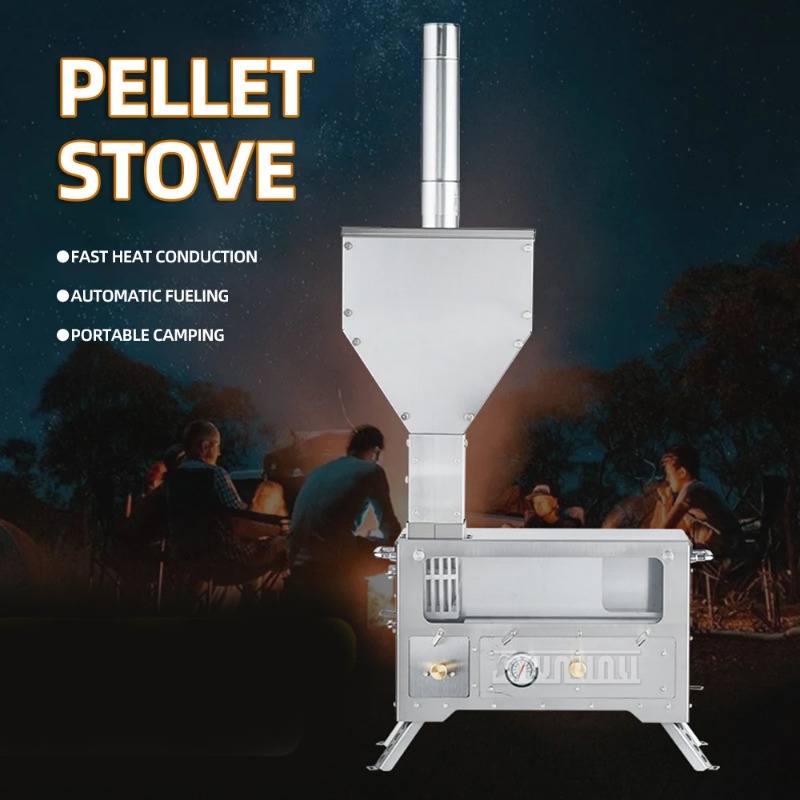 ポータブル屋外薪ストーブ ペレットストーブ ステンレス製薪ス - Home Cooking Heater のレビューと価格