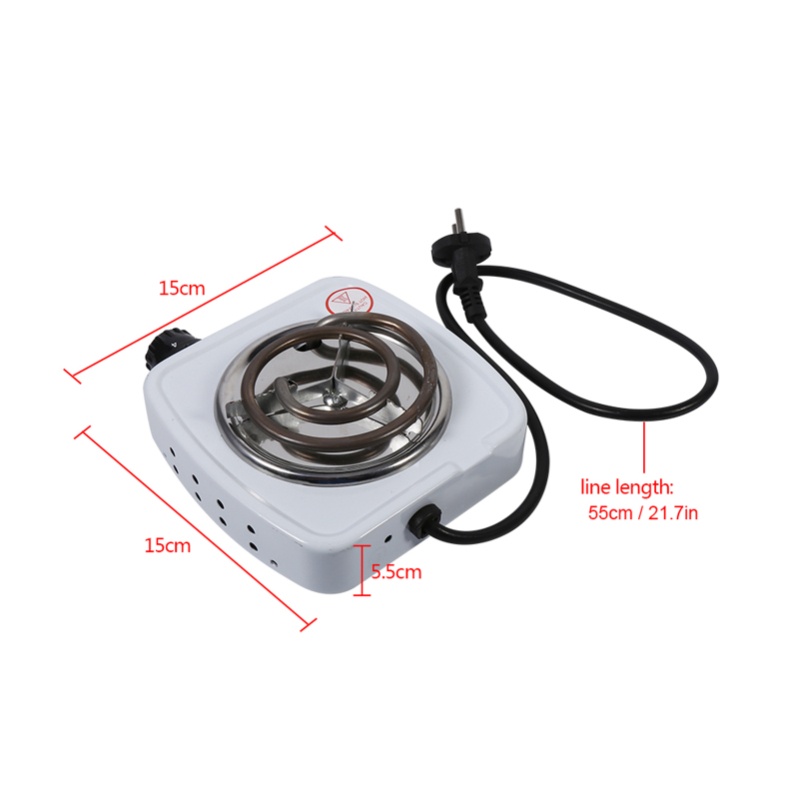 電気500Wホットプレートバーナー、ポータブルシングルストー - Home Cooking Heater のレビューと価格